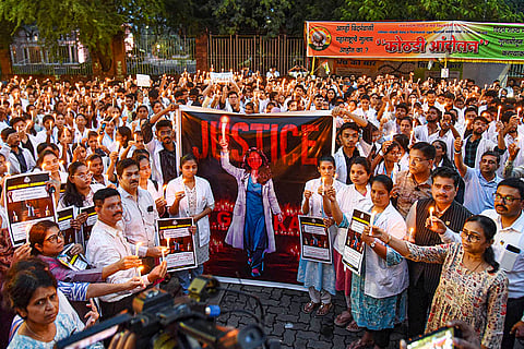 IMA with MARD doctors protest in Nagpur